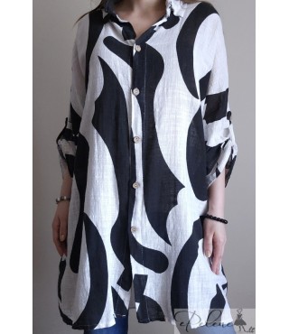 Nauja didelio dydžio palaidinė-marškiniai